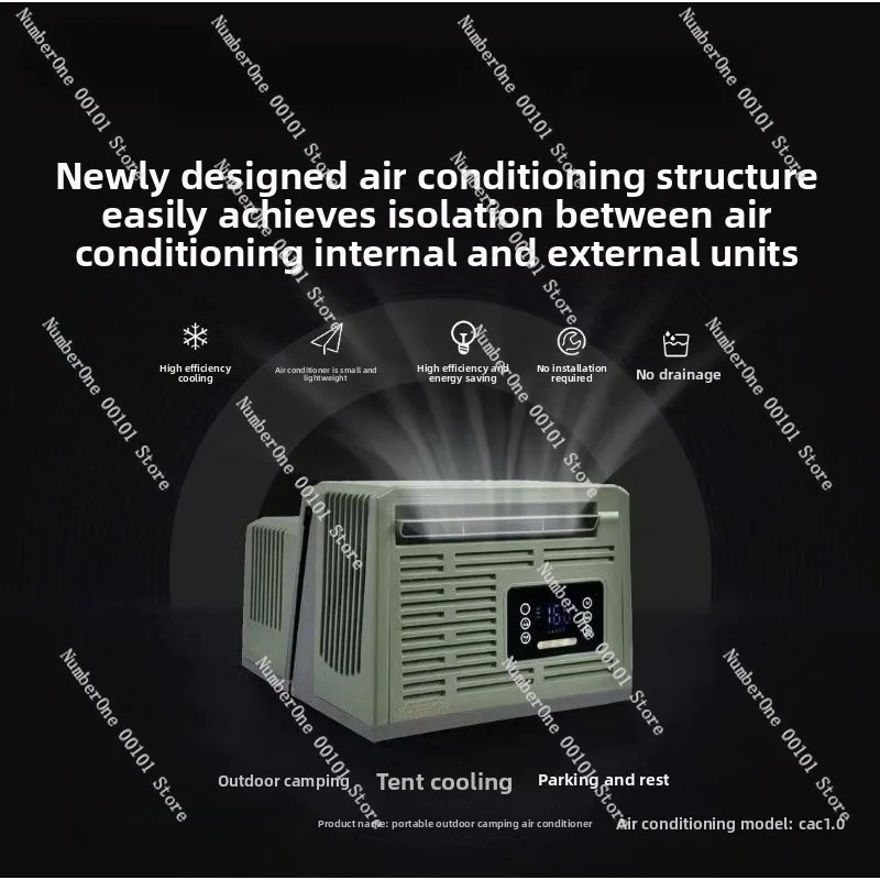 DC Inverter Mobile Window Air  - огляд і ціна Outdoor Camping Air Conditioner