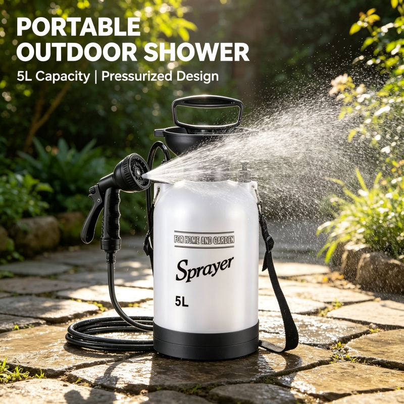 5L Portable Camping Shower Man - огляд і ціна Outdoor Camping Showers